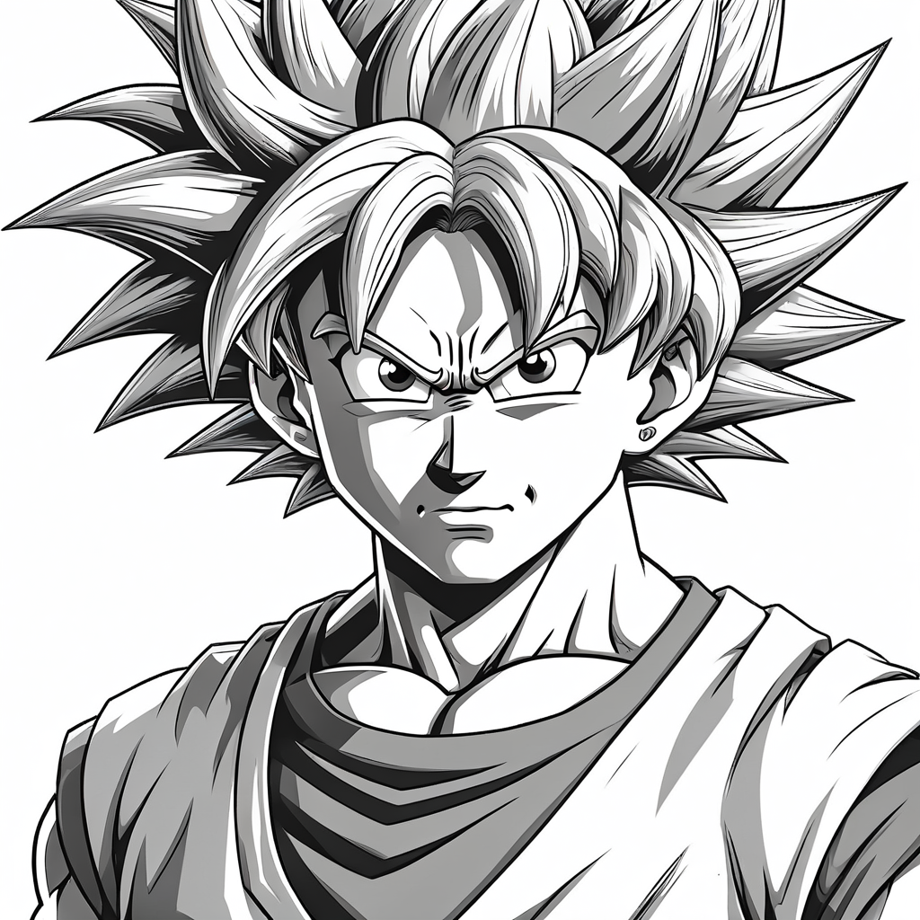 goku black coloring pages